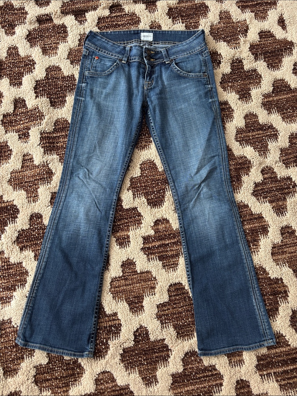 Hudson Signature Petite Blue Denim Bootcut Jeans Size 26